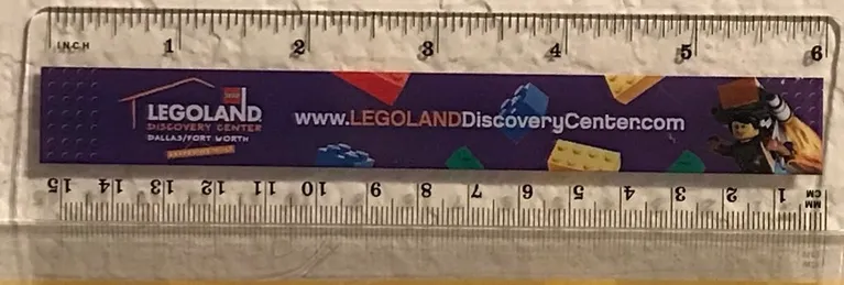 Ruler, Legoland Discovery Center Dallas/Fort Worth Grapevine Mills Pattern