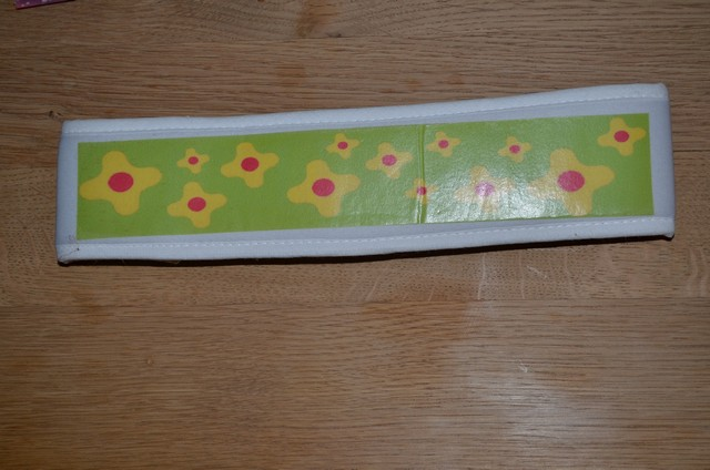 Sweatband, Scala Flowers Pattern