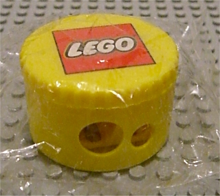 Pencil Sharpener with LEGO Logo on Top