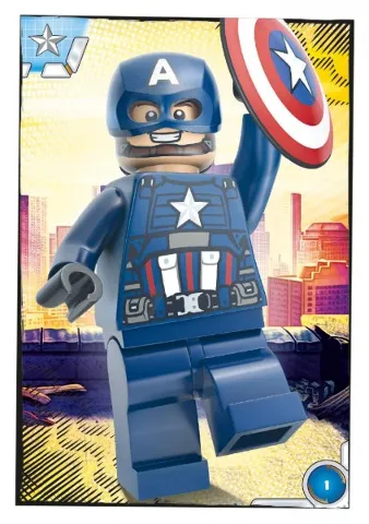 Avengers Trading Card Collection (German) Series 1 - # 1 Captain America