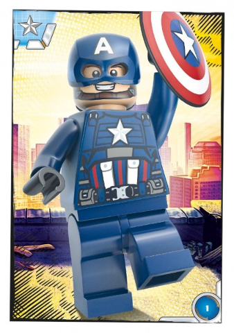 Avengers Trading Card Collection (German) Series 1 - # 1 Captain America