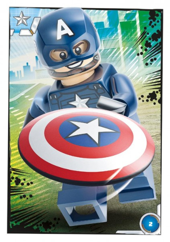 Avengers Trading Card Collection (German) Series 1 - # 2 Captain America