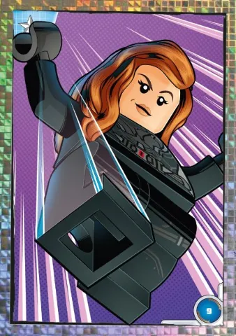 Avengers Trading Card Collection (German) Series 1 - # 9 Comic Black Widow