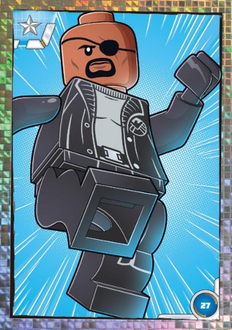 Avengers Trading Card Collection (German) Series 1 - # 27 Comic Nick Fury