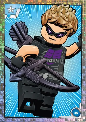 Avengers Trading Card Collection (German) Series 1 - # 35 Comic Hawkeye
