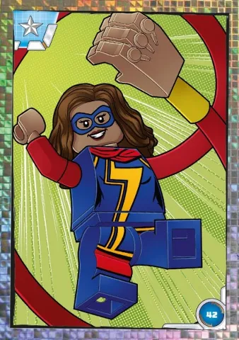 Avengers Trading Card Collection (German) Series 1 - # 42 Comic Ms. Marvel