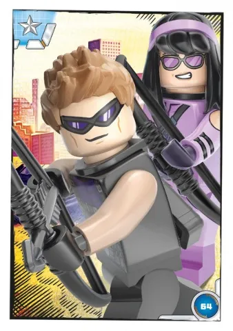 Avengers Trading Card Collection (German) Series 1 - # 64 Duo Hawkeye & Kate Bishop