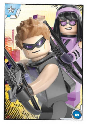 Avengers Trading Card Collection (German) Series 1 - # 64 Duo Hawkeye & Kate Bishop