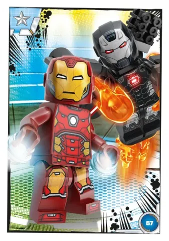 Avengers Trading Card Collection (German) Series 1 - # 67 Duo Iron Man & War Machine