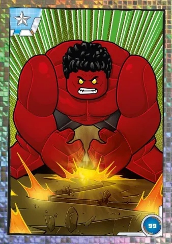 Avengers Trading Card Collection (German) Series 1 - # 99 Comic Red Hulk