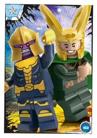 Avengers Trading Card Collection (German) Series 1 - # 102 Duo Thanos & Loki