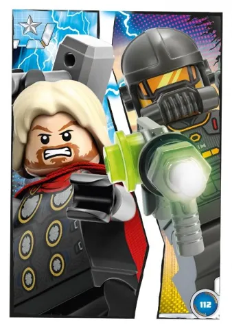 Avengers Trading Card Collection (German) Series 1 - # 112 Thor vs. A.I.M.-Agent