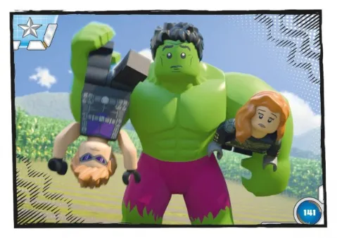 Avengers Trading Card Collection (German) Series 1 - # 141 Kopfüber