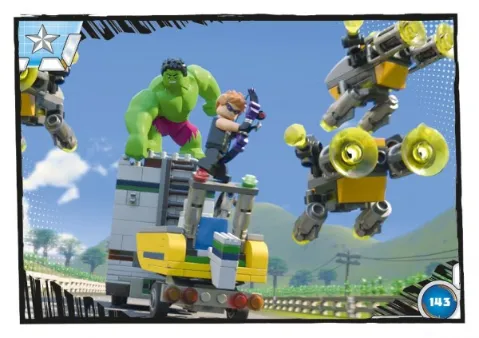 Avengers Trading Card Collection (German) Series 1 - # 143 Drohnen-Attacke