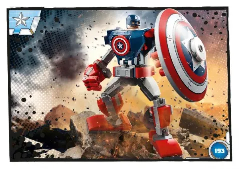 Avengers Trading Card Collection (German) Series 1 - # 193 Captain America Mech