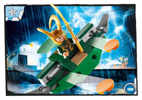 Avengers Trading Card Collection (German) Series 1 - # 196 Lokis Gleiter