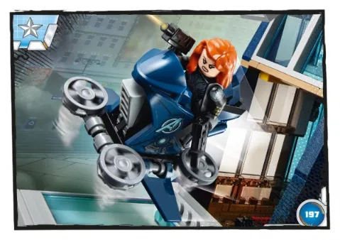 Avengers Trading Card Collection (German) Series 1 - # 197 Black Widows Sky Cycle