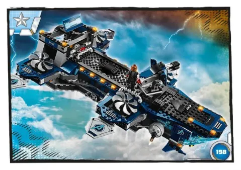 Avengers Trading Card Collection (German) Series 1 - # 198 Helicarrier
