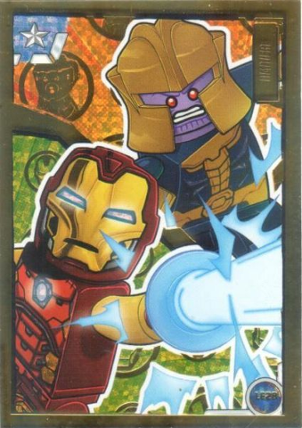 Avengers Trading Card Collection (German) Series 1 - # LE28 Comic Iron Man vs. Thanos Limited Edition