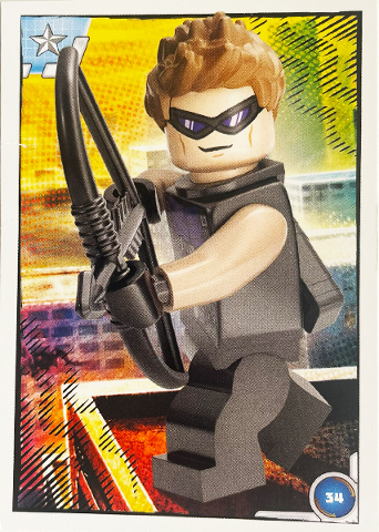 Avengers Trading Card Collection (English) Series 1 - # 34 Hawkeye