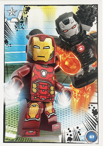 Avengers Trading Card Collection (English) Series 1 - # 67 Duo Iron Man & War Machine
