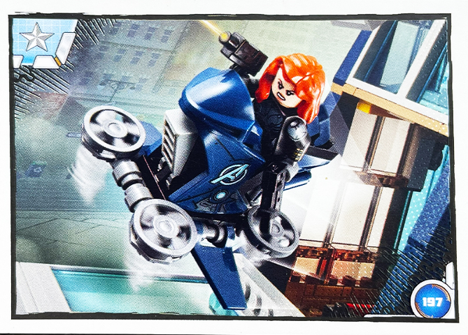 Avengers Trading Card Collection (English) Series 1 - # 197 Black Widow's Sky Cycle