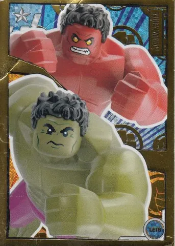 Avengers Trading Card Collection (French) Series 1 - # LE18 Hulk vs Red Hulk Limited Edition