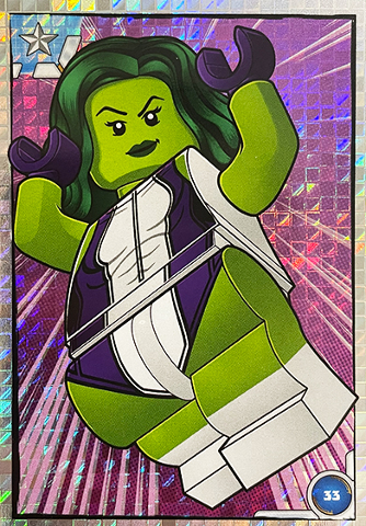 Avengers Trading Card Collection (Polish) Series 1 - # 33 Komiksowa She-Hulk