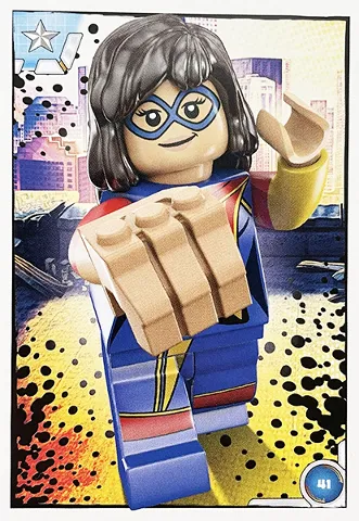 Avengers Trading Card Collection (Polish) Series 1 - # 41 Ms Marvel