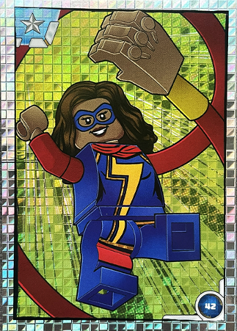 Avengers Trading Card Collection (Polish) Series 1 - # 42 Komiksowa Ms Marvel