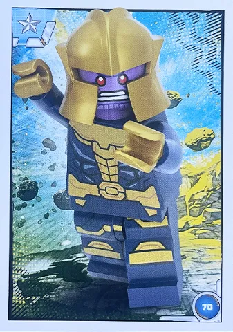 Avengers Trading Card Collection (Polish) Series 1 - # 70 Thanos