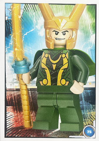 Avengers Trading Card Collection (Polish) Series 1 - # 75 Loki
