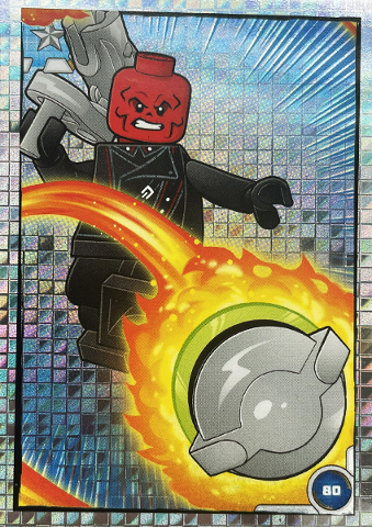 Avengers Trading Card Collection (Polish) Series 1 - # 80 Komiksowy Red Skull