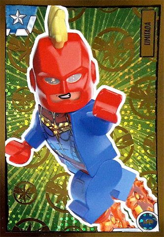 Avengers Trading Card Collection (Portuguese) Series 1 - # LE9 Captain Marvel Limited Edition