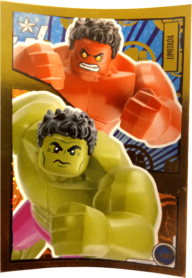 Avengers Trading Card Collection (Portuguese) Series 1 - # LE13 Hulk vs Red Hulk Limited Edition