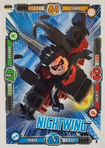 Batman Trading Card Game (German) Series 1 - # 8 Nightwing