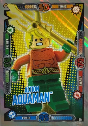 Batman Trading Card Game (German) Series 1 - # 29 Action Aquaman