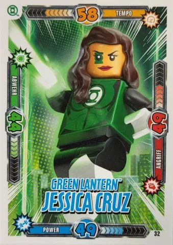 Batman Trading Card Game (German) Series 1 - # 32 Green Lantern Jessica Cruz