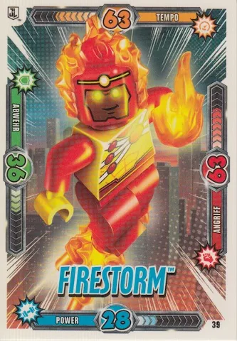 Batman Trading Card Game (German) Series 1 - # 39 Firestorm