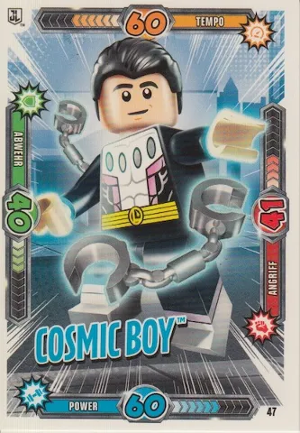 Batman Trading Card Game (German) Series 1 - # 47 Cosmic Boy