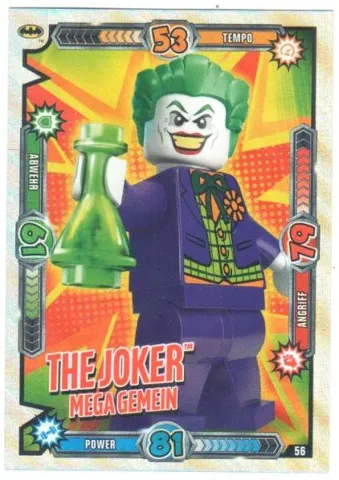 Batman Trading Card Game (German) Series 1 - # 56 The Joker Mega Gemein