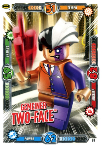 Batman Trading Card Game (German) Series 1 - # 61 Gemeiner Two-Face