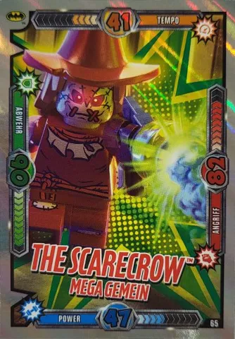 Batman Trading Card Game (German) Series 1 - # 65 The Scarecrow Mega Gemein