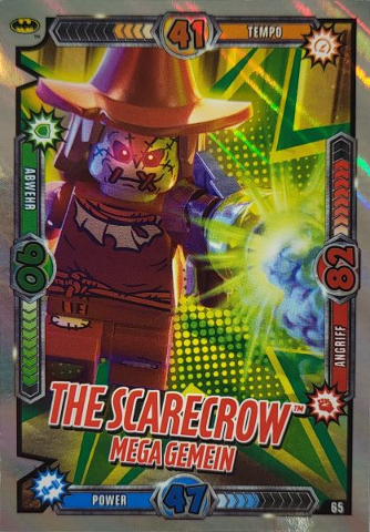 Batman Trading Card Game (German) Series 1 - # 65 The Scarecrow Mega Gemein