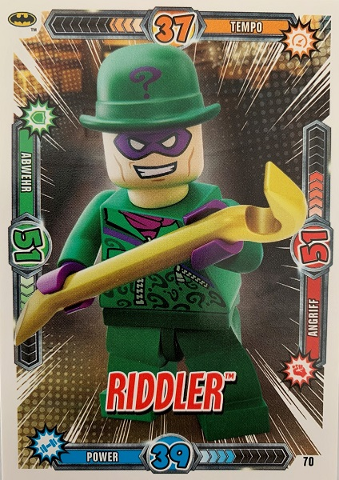 Batman Trading Card Game (German) Series 1 - # 70 Riddler