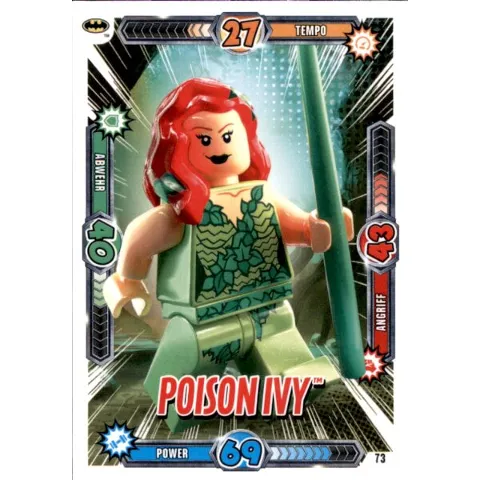 Batman Trading Card Game (German) Series 1 - # 73 Poison Ivy