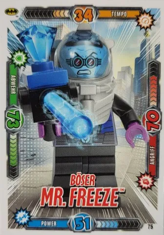 Batman Trading Card Game (German) Series 1 - # 75 Böser Mr. Freeze