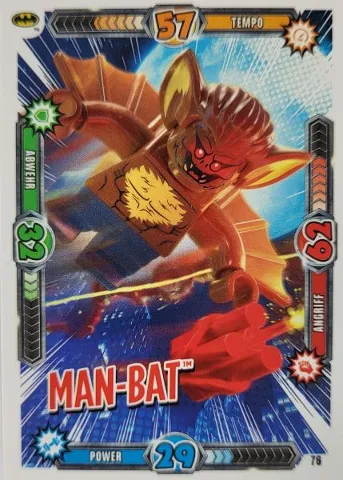 Batman Trading Card Game (German) Series 1 - # 76 Man-Bat