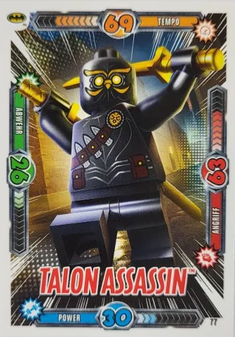 Batman Trading Card Game (German) Series 1 - # 77 Talon Assassin