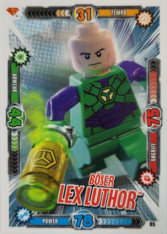Batman Trading Card Game (German) Series 1 - # 85 Böser Lex Luthor